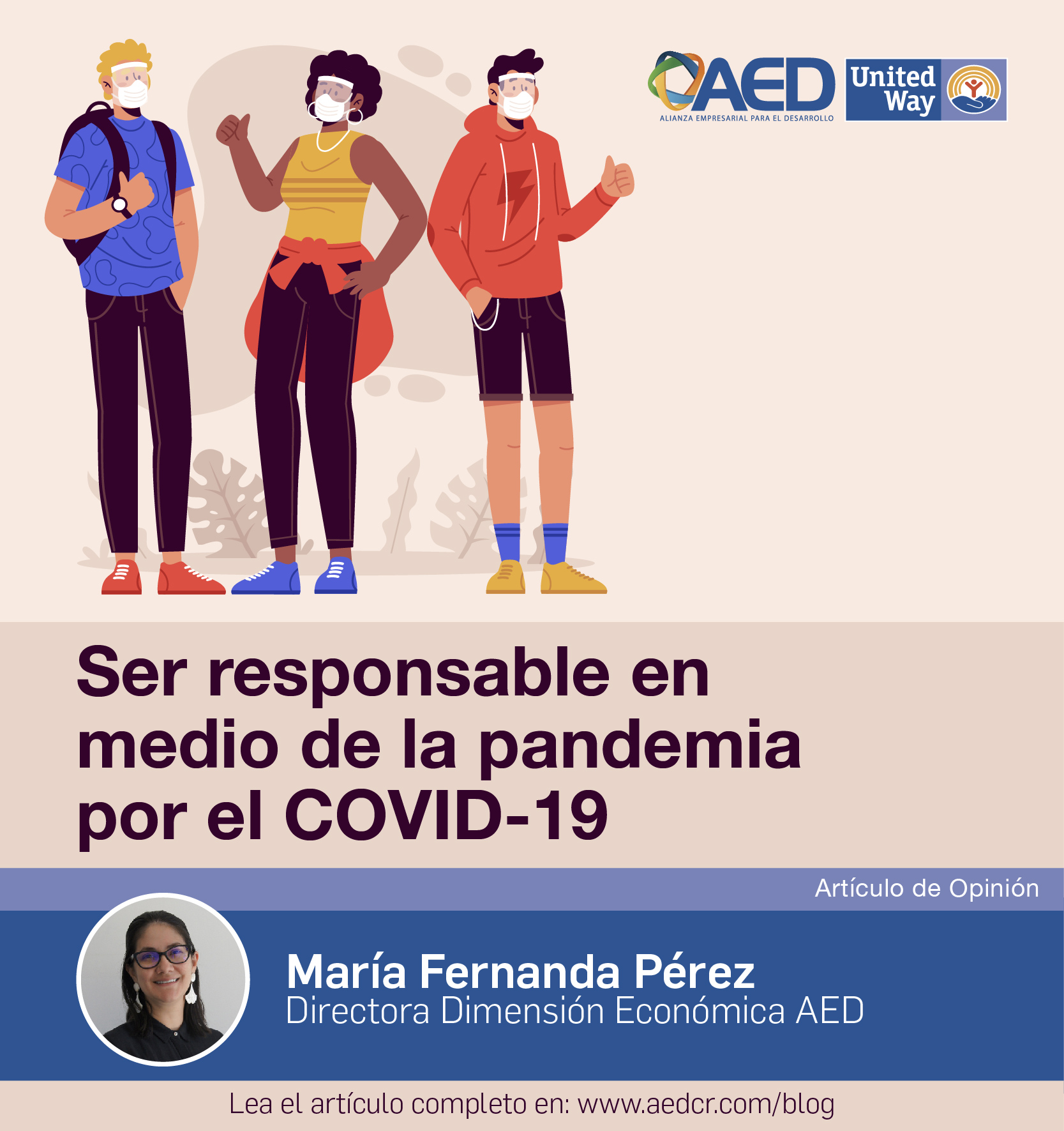 Ser responsable en medio de la pandemia por el COVID-19