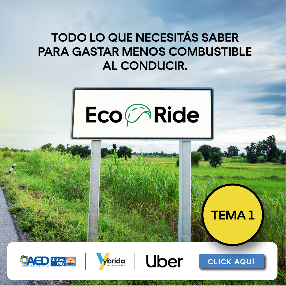 AED, UBER e Ybrida lanzan plataforma para promover la conducción eficiente