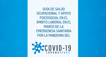 GUÍA DE SALUD OCUPACIONAL Y APOYO PSICOSOCIAL EN EL ÁMBITO LABORAL EN EL MARCO DE LA EMERGENCIA SANITARIA POR LA PANDEMIA DEL COVID19