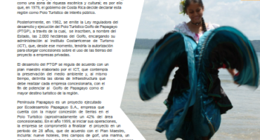 Así se hace. Península Papagayo. Creciendo juntos. 