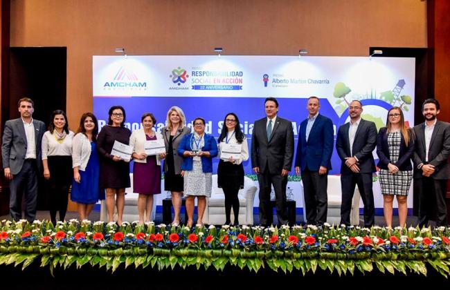 AmCham reconoció a 9 empresas con su premio Responsabilidad Social en Acción