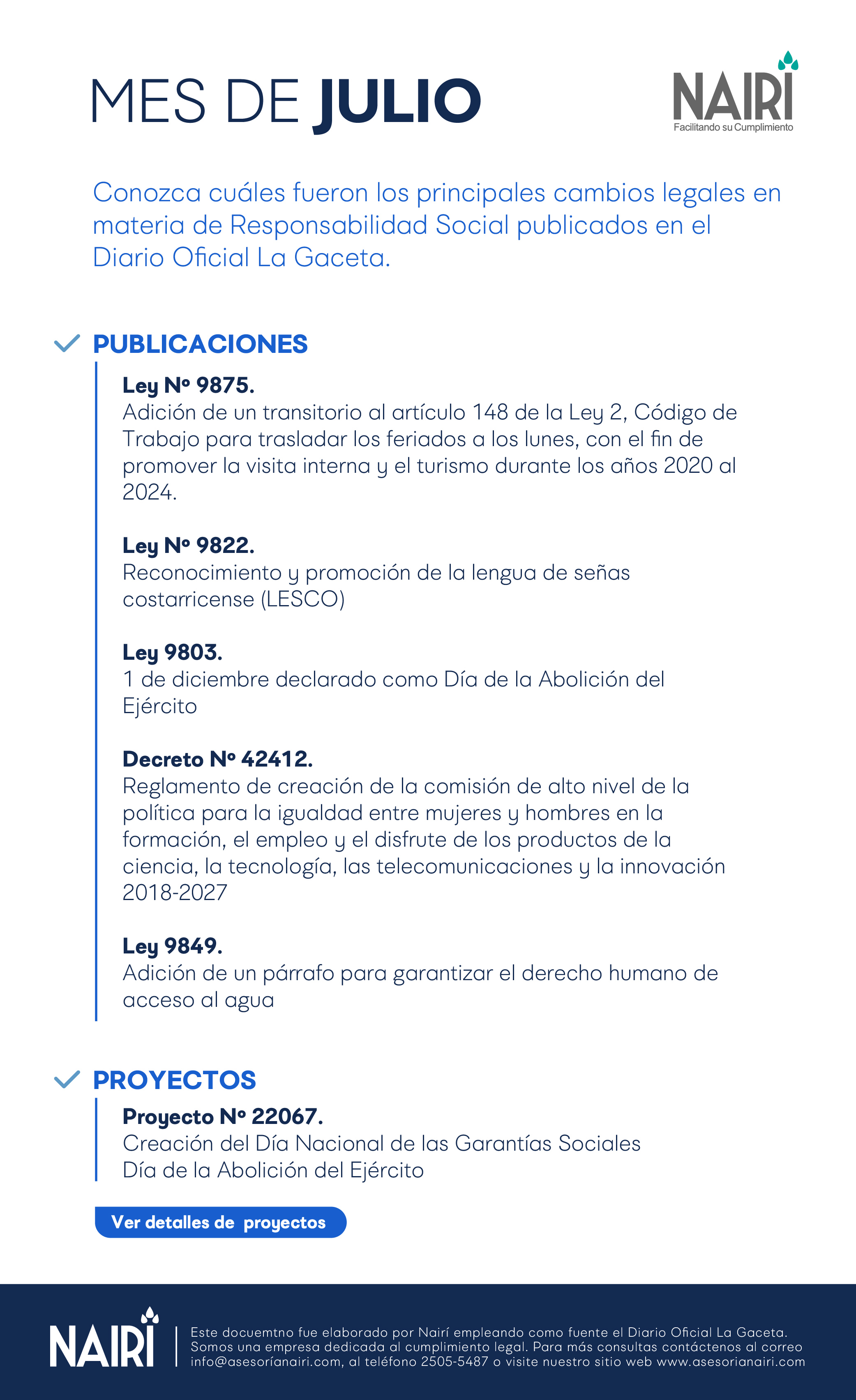 Reporte de Actualización Legal en RS y Sostenibilidad 