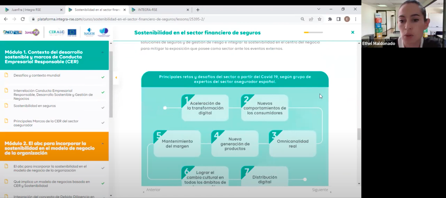 Empresas del sector seguros cuentan con herramientas comunes para gestionar la conducta empresarial responsable