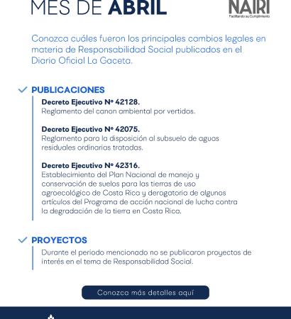 Reporte de Actualización Legal en RS y Sostenibilidad -2020