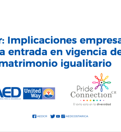 Presentación Webinar: Implicaciones empresariales de la entrada en vigencia del matrimonio igualitario