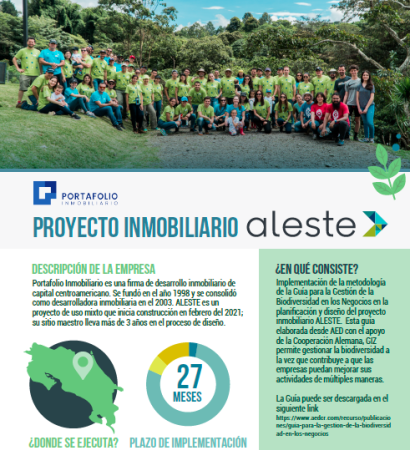  Proyecto Inmobiliario ALESTE - Biodiversidad 