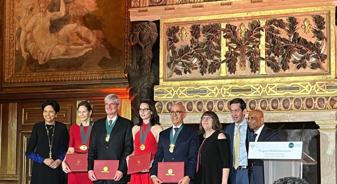 Galardonados en París 