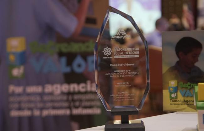 La Alianza Público Privada Recreando Valor recibió el Premio “Responsabilidad Social en Acción” de AmCham
