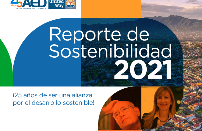 AED presenta sus resultados e impacto en el desarrollo sostenible durante el 2021