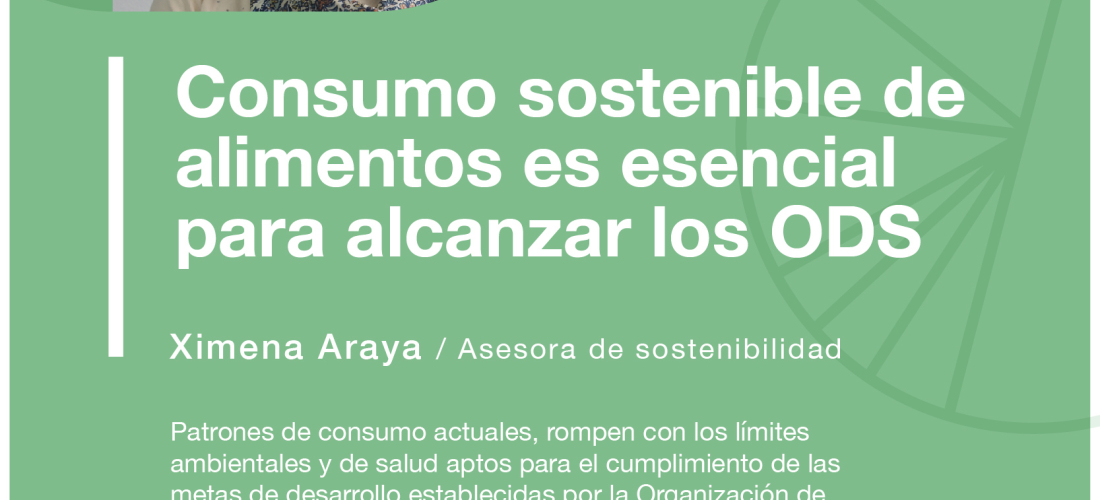 Consumo sostenible de alimentos es esencial para alcanzar los ODS