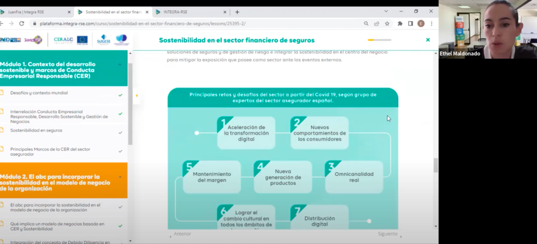 Empresas del sector seguros cuentan con herramientas comunes para gestionar la conducta empresarial responsable