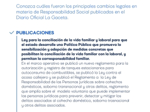 Reporte de Actualización Legal en RS y Sostenibilidad -2020