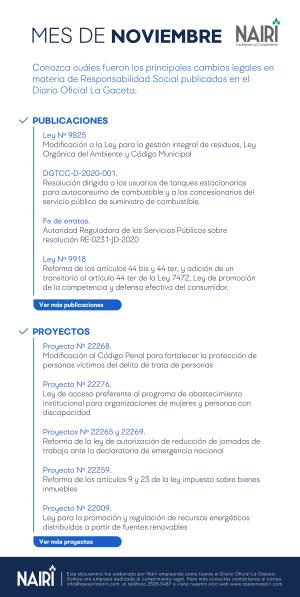 Reporte de Actualización Legal en RS y Sostenibilidad -2020