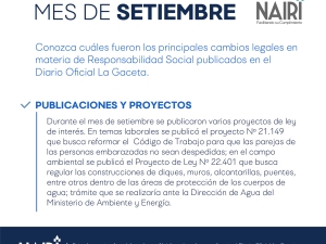 Reporte de Actualización Legal en RS y Sostenibilidad -2021