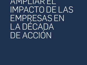 SDG AMBITION: AMPLIAR EL IMPACTO DE LAS EMPRESAS EN LA DÉCADA DE ACCIÓN 