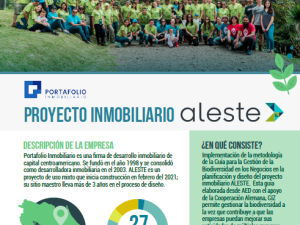  Proyecto Inmobiliario ALESTE - Biodiversidad 