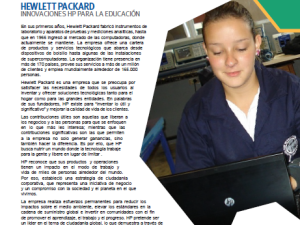 Así se hace. Hewlett Packard. Reimaginando el aula. 