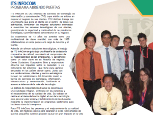 Así se hace. ITS Infocomo. Abriendo puertas.