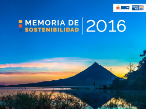 Memoria de Sostenibilidad 2016